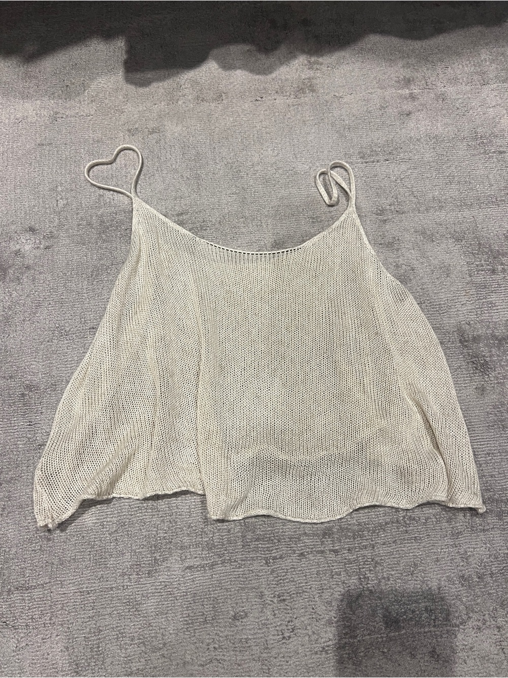 Brandy Melville Cream Knit Spaghetti Strap Cami